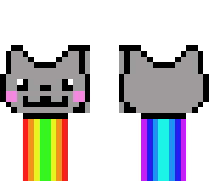 nyan cat face
