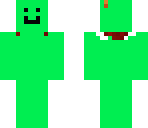 green with smile