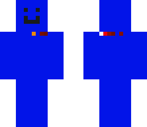 blue with smile