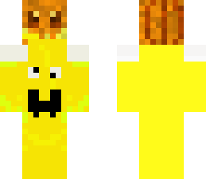 yellow holding pumpkin