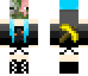 zombie pigman golden pick girl