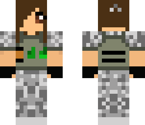 snowcamo girl soldier