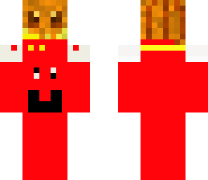 red holding pumpkin