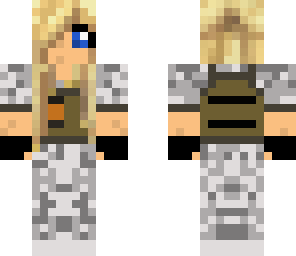 snowcamo girl soldier