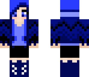 blue girl