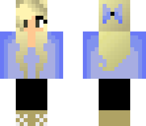 cute wintery blonde girl