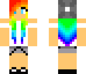 rainbow girl