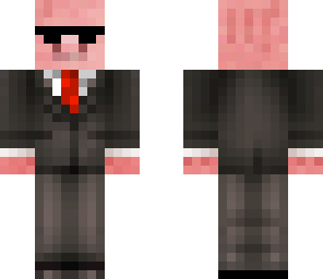 pig in tux