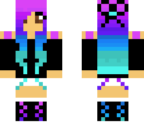 neon bow girl