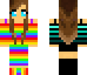 rainbow girl