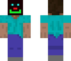 steve wearing a mask