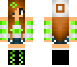 green stripped t shirt
