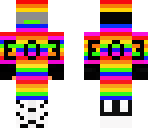 rainbow dirt bike rider boy