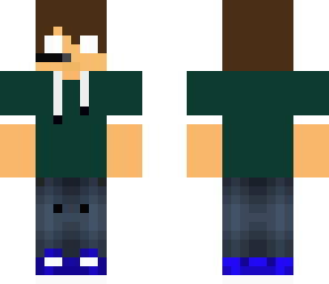 guy with a green sweater