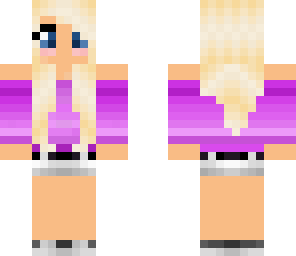 purple girl with frindge