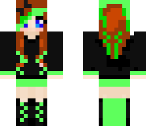 fluro green girl