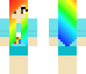 human rainbow dash