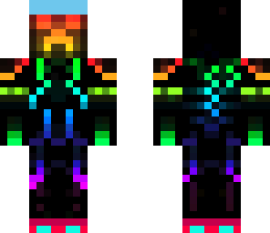 eletric rainbow creeper with hat