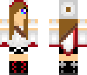 brown haired assasin girl