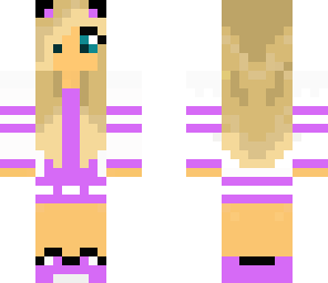 black and purple kat girl