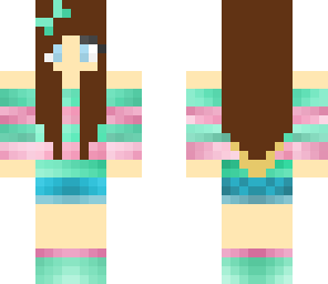 cute pink and blue girl