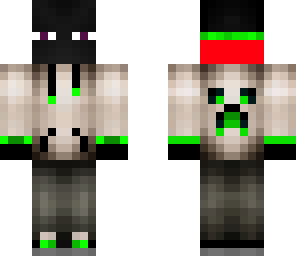 green enderman hoodie