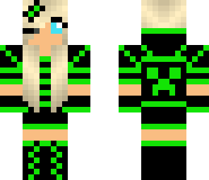 black and neon green chick
