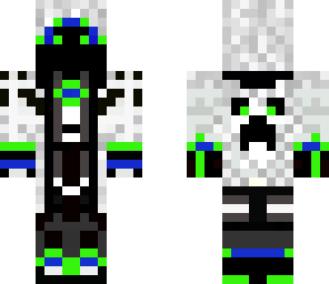 green and blue enderpunk