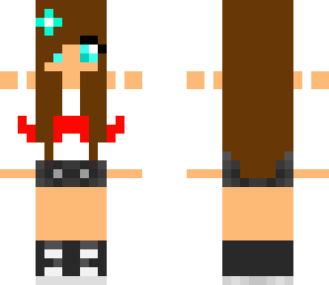 red mustache girl