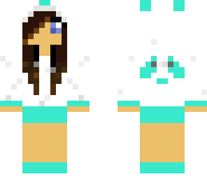 blue panda girl