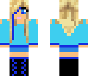 blue girl
