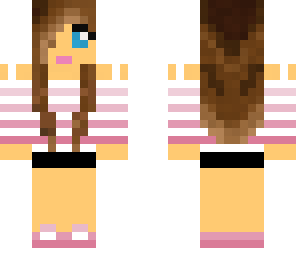 brunette pink blowse girl