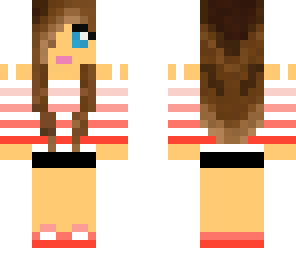 brunette red blowse girl