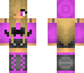 pink mustache girl