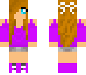cute purple girl