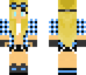 blonde miner girl