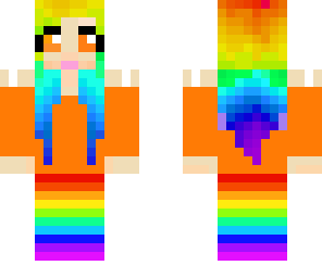 rainbow girl