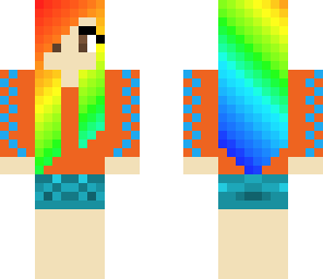 rainbow girl