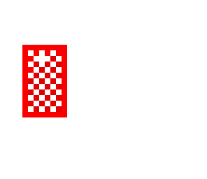 white and red cape