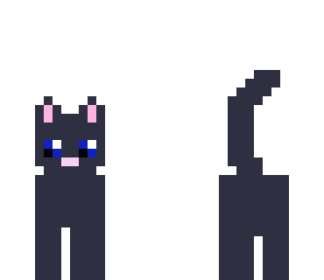 blue-gray she-cat