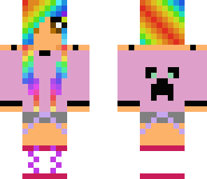 rainbow girl