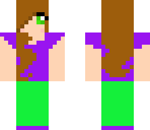 purple and green