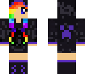 rainbow creeper girl