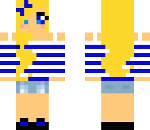 beatiful blue girl