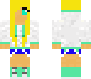 emerald green girl