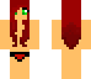 red head bikini bottom