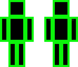 blac and green