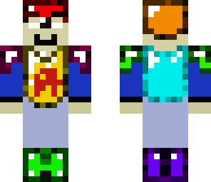 rainbow armour herobrine