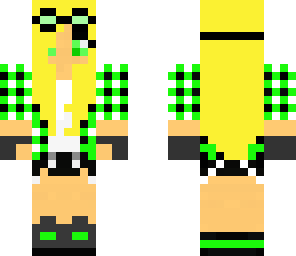 green miner girl edit