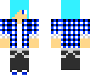 blue teenager